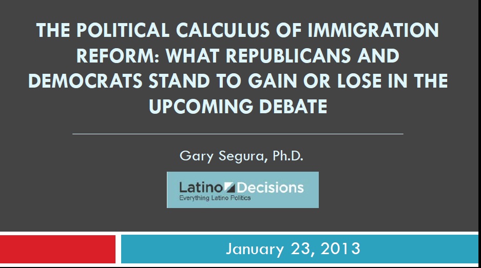 The Political Calculus of Immigration Reform