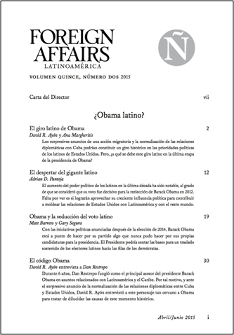 International Implications & Interest in Latino Empowerment: LD in Foreign Affairs Latinoamérica
