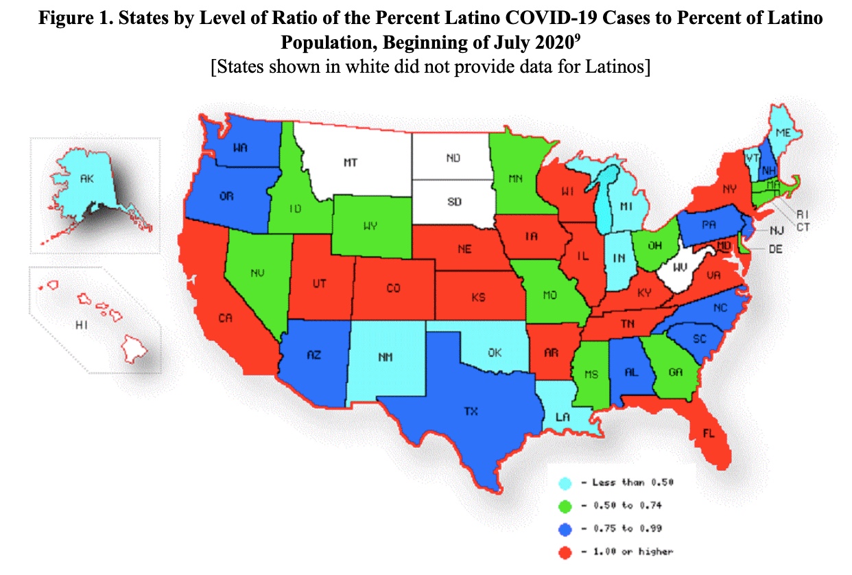 The COVID-19 Rising Toll on Latinos, a Look at the Beginning of July 2020